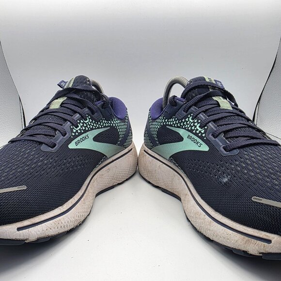 Brooks Ghost 14 Womens Size 10 Purple Peacoat Yucca Athletic Shoes Running - Picture 2 of 14